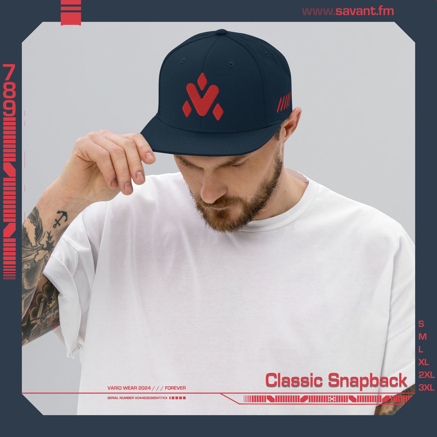 "Vario Wear" <V> Snapback Hat