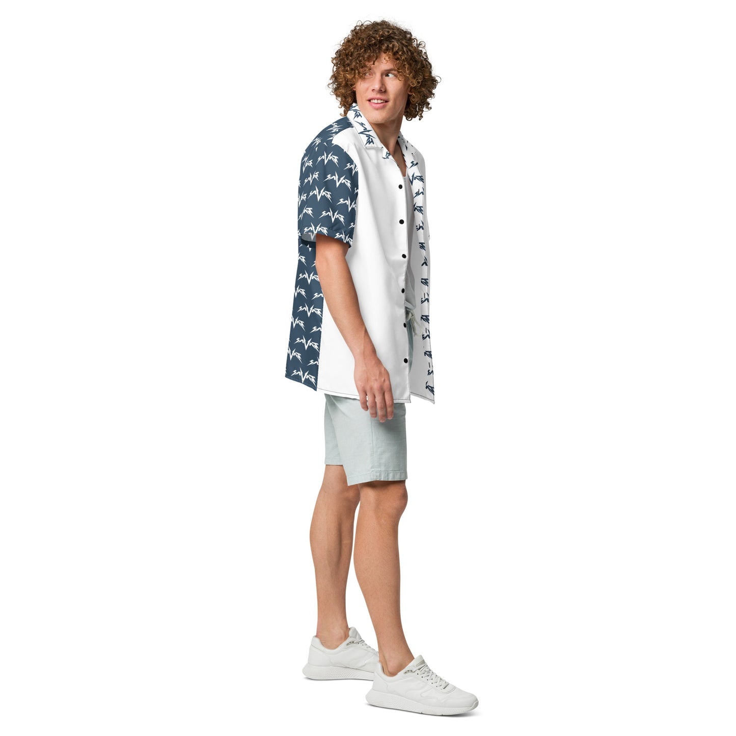 Savant Logo Navy Button Shirt