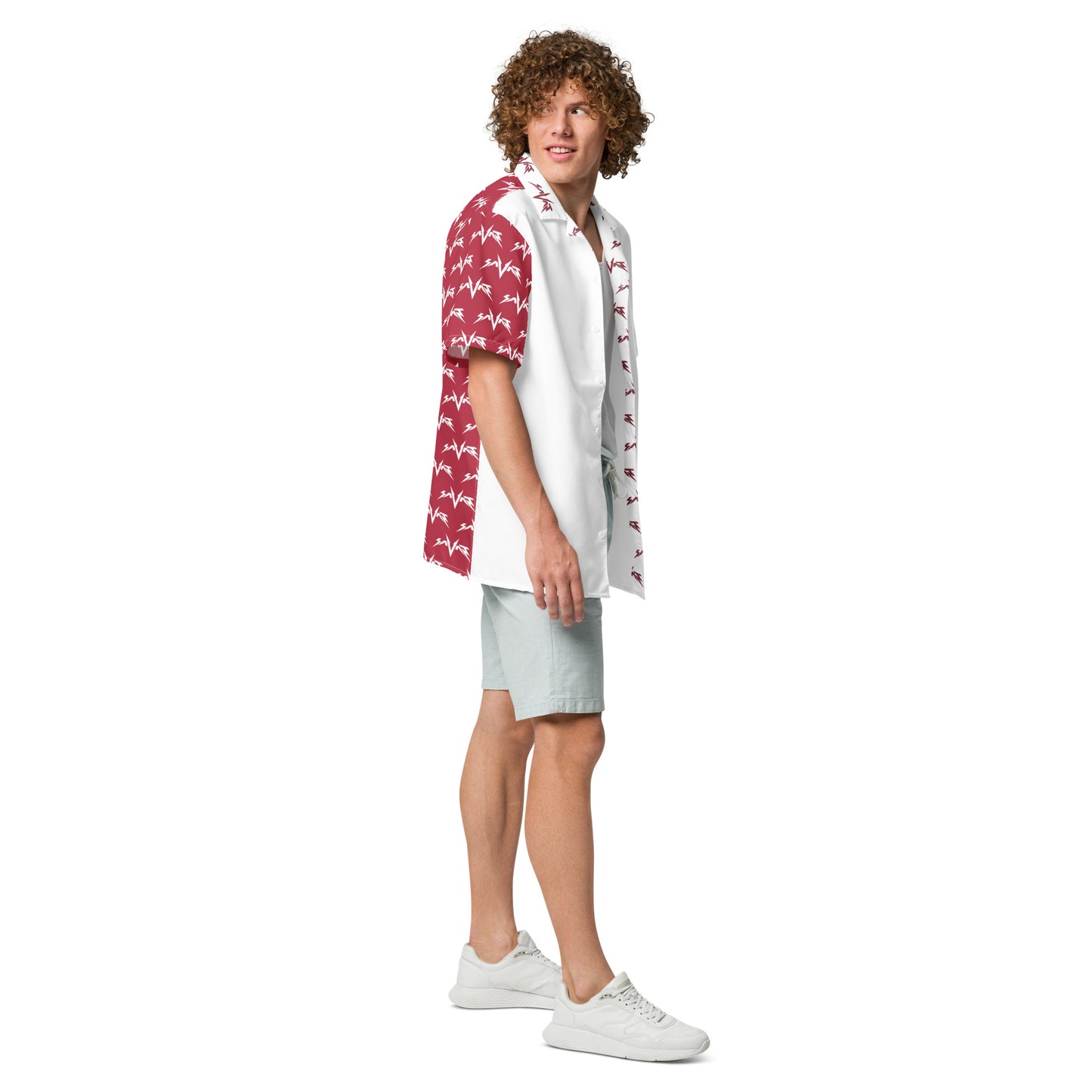Savant Logo Red Button Shirt