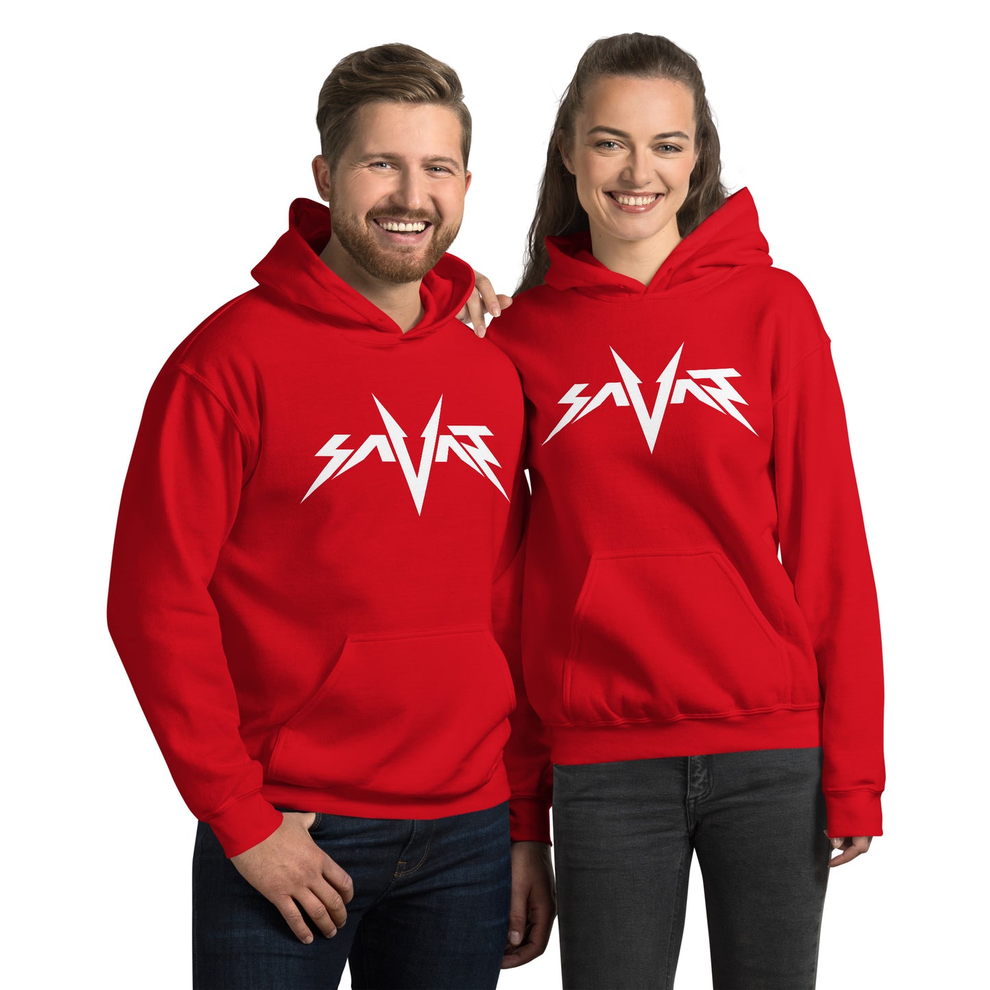 Savant Logo Red Hoodie